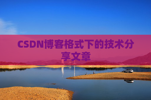 CSDN博客格式下的技术分享文章